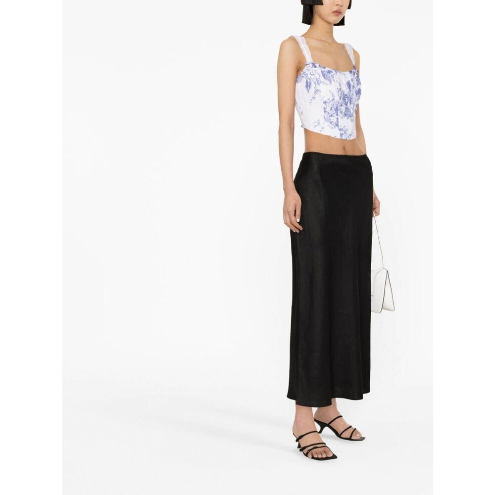 Reformation Brigitta floral-print linen corset top - Picture 4 of 15